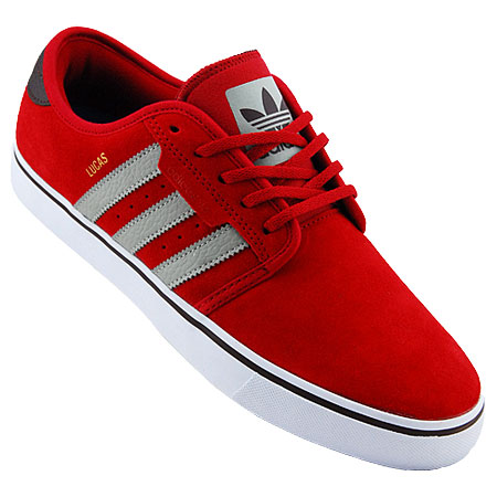 adidas Seeley Pro Shoes, Lucas Puig/ University Red/ Sesame/ White in stock  at SPoT Skate Shop